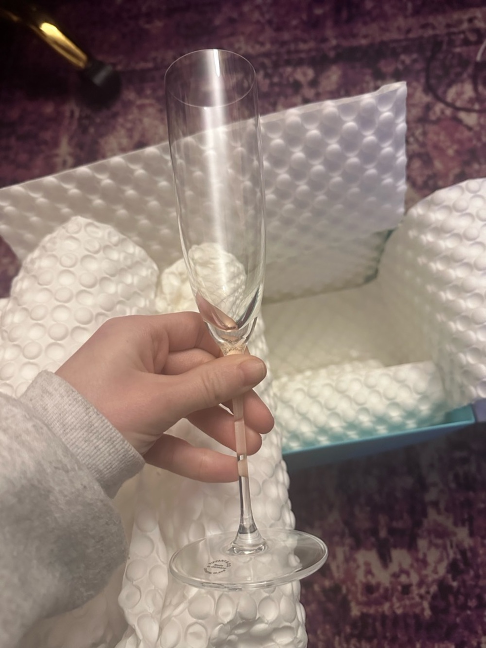 Tiffany & Co. Crystal Glass Essential Champagne Stems x2 - Picture 6 of 6